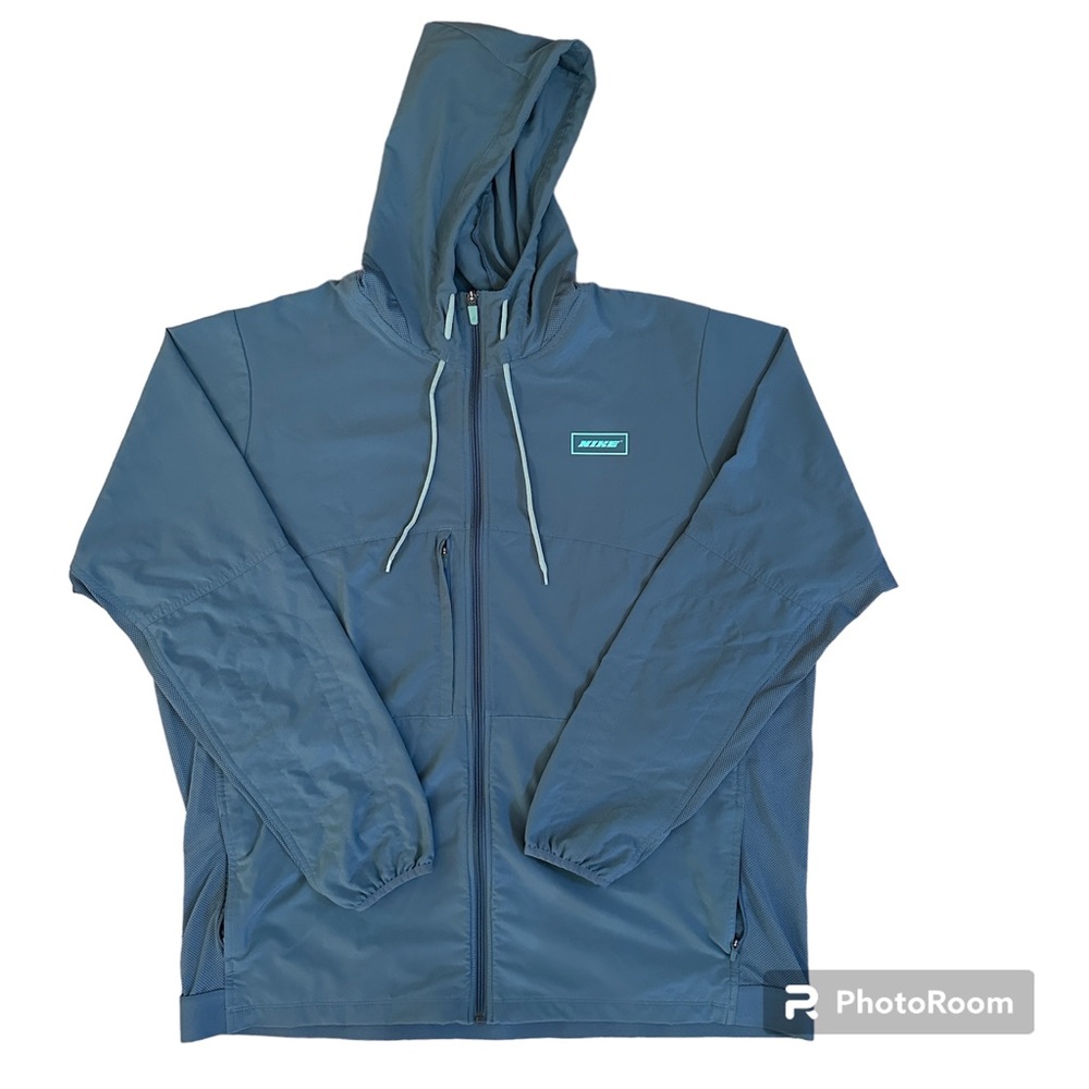 Nike DriFit Men's Standard Fit Olive Hooded Jacket Size XLarge